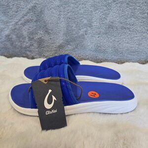 Olukai Komo Slide Sunset Blue Men's Size 11 NEW 10531-9H9H Surfer
